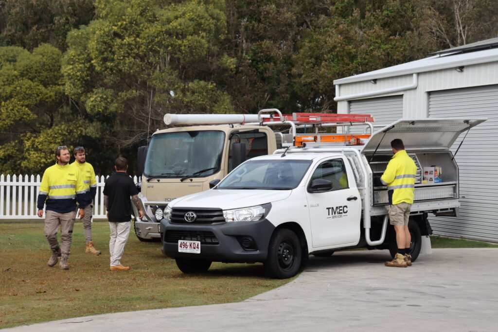 TMEC solar installation crew in Sunshine Coast providing residential and commercial solar services